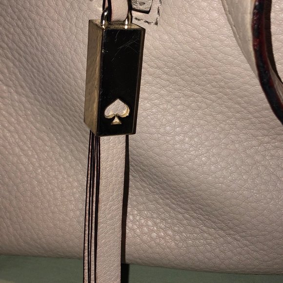 Kate Spade Soft Pink Leather Handbag With Removable Adjustable Crossbody Strap - Picture 5 of 10